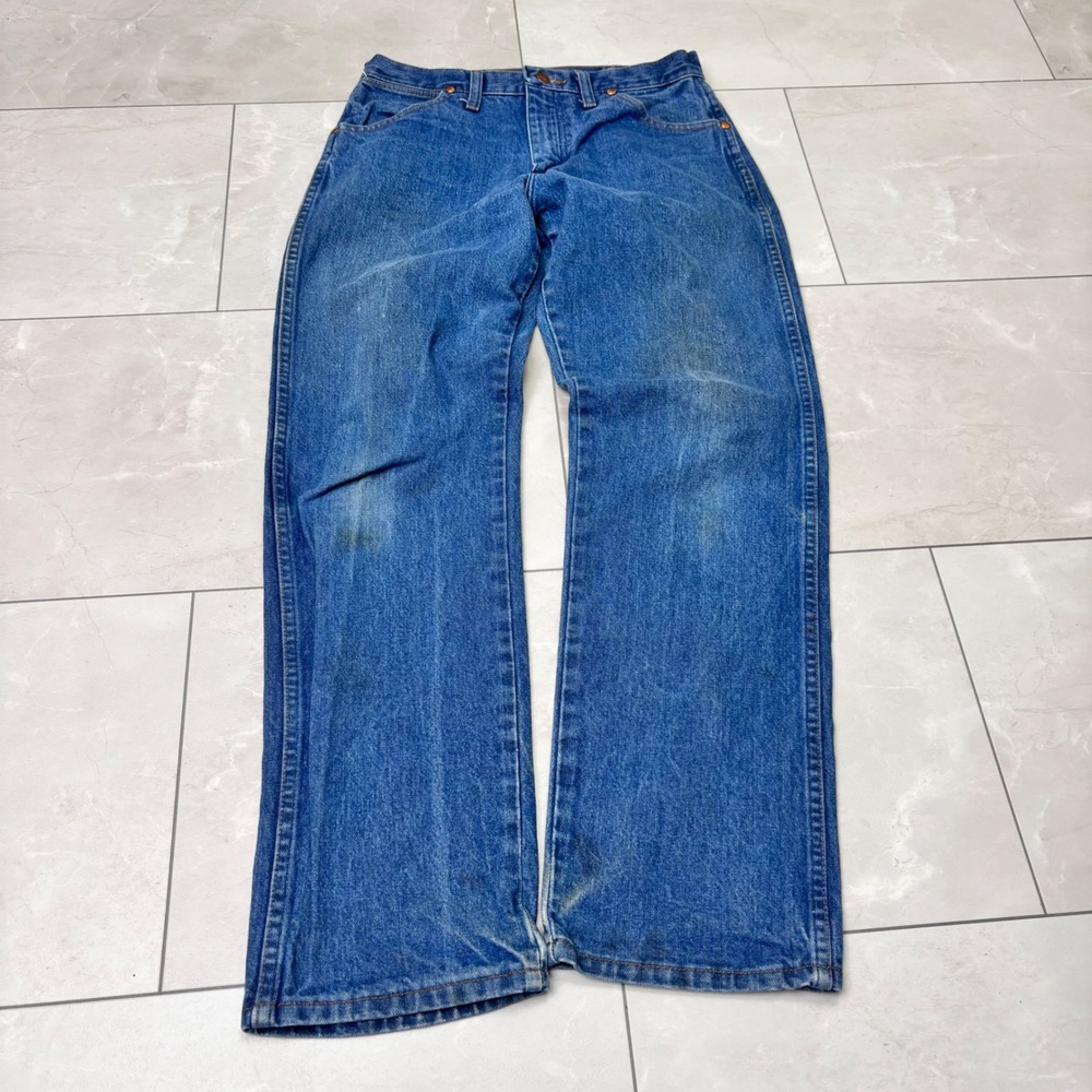 Wrangler 13MWZPW Cowboy Cut Original Fit Jeans 30x30 Blue Denim Western